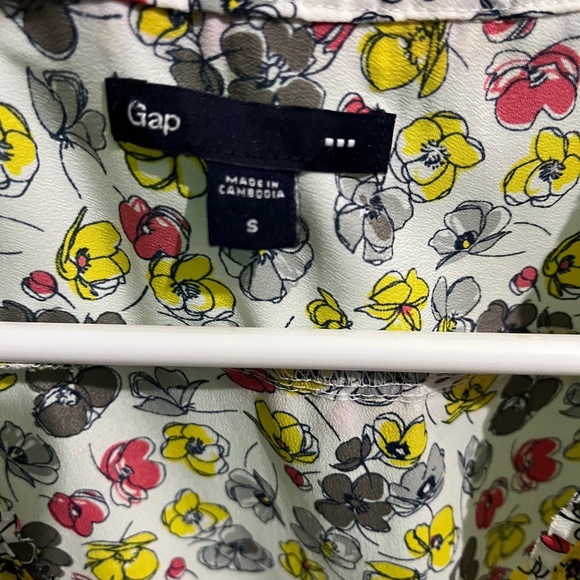 Gap Floral Print Short Sleeve Dress - Picture 7 of 7